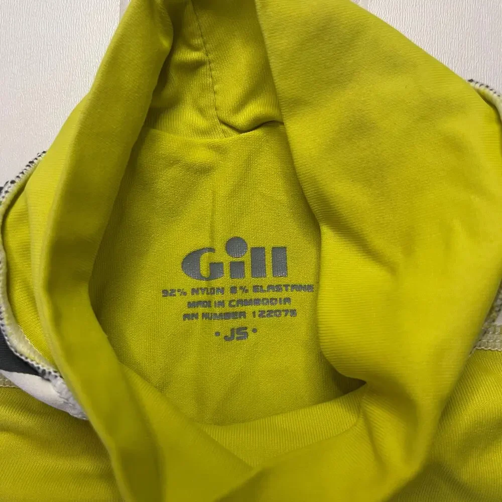 Gill Marine Technical Long Sleeve Rash‎ Guard Size Junior Youth Small